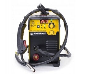 Сварочный полуавтомат Powermat PM-IMGT-200L 20-200 MIG/MAG/FCAW/MMA/TIG цена и информация | Сварочные аппараты, паяльники | 220.lv