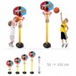 Super sporta basketbola komplekts visu vecumu bērniem cena un informācija | Attīstošās rotaļlietas | 220.lv