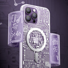 Kingxbar PQY Geek paredzēts iPhone 14 Plus MagSafe, zeltains cena un informācija | Telefonu vāciņi, maciņi | 220.lv