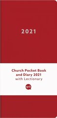 Church Pocket Book and Diary 2021 Red cena un informācija | Garīgā literatūra | 220.lv