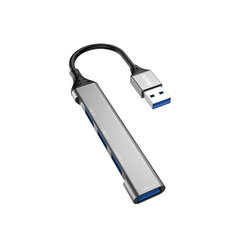 Dudao HUB 4in1 USB-A - 4x USB-A (3 x USB2.0 / USB3.0) 6.3cm (A16B) cena un informācija | Adapteri un USB centrmezgli | 220.lv