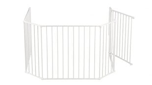 Ворота безопасности BabyDan Flex xl, Белая 223-278 см цена и информация | Товары для безопасности детей дома | 220.lv