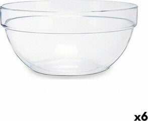 Vivalto Bļoda Caurspīdīgs Stikls (250 ml) (6 gb.) cena un informācija | Trauki, šķīvji, pusdienu servīzes | 220.lv