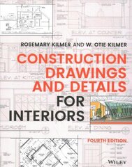 Construction Drawings and Details for Interiors, Fourth Edition 4th Edition cena un informācija | Grāmatas par arhitektūru | 220.lv