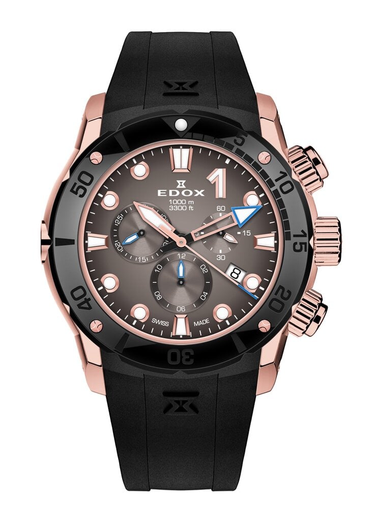 Vīriešu pulkstenis Edox CO-1 10242 TINRCA BRDR cena un informācija | Vīriešu pulksteņi | 220.lv