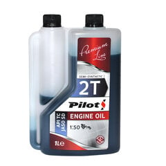 Полусинтетическое масло Pilots Premium Line для двигателей 2T. С дозатором 1л цена и информация | Масла для других деталей автомобиля | 220.lv