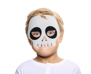 Masku karnevāls Helovīna galvaskauss, 18 x 16,5 cm (YH-MFCZ) 7511 cena un informācija | Karnevāla kostīmi, maskas un parūkas | 220.lv
