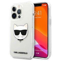 Telefona vāciņš Karl Lagerfeld Choupette Head - priekš iPhone 13 Pro (caurspīdīgs) cena un informācija | Telefonu vāciņi, maciņi | 220.lv