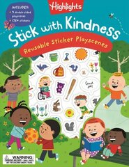 Stick with Kindness: Reusable Sticker Playscenes цена и информация | Книги для малышей | 220.lv