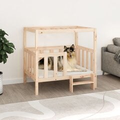 Suņu gulta, 105,5x83,5x100cm, brūns cena un informācija | Suņu gultas, spilveni, būdas | 220.lv