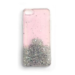 Telefona vāciņš Wozinsky Star Glitter Shining Cover priekš Samsung Galaxy A22 5G, Rozā ar spīdumiem cena un informācija | Telefonu vāciņi, maciņi | 220.lv