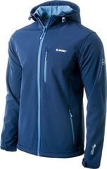 Мужская куртка Hi-Tec Softshell Caen, синяя цена и информация | Мужские куртки | 220.lv