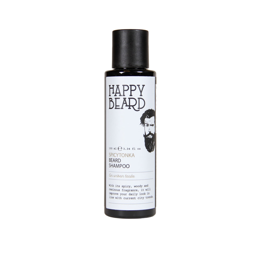 Bārdas šampūns Happy Beard Spicytonka Beard Shampoo, 100 ml cena un informācija | Skūšanās piederumi, kosmētika | 220.lv