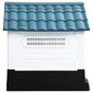 vidaXL suņu būda, 57x68x66 cm, zils цена и информация | Suņu gultas, spilveni, būdas | 220.lv