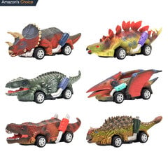 Набор машинок - динозавров Dinosaur Truck Set цена и информация | Конструктор автомобилей игрушки для мальчиков | 220.lv