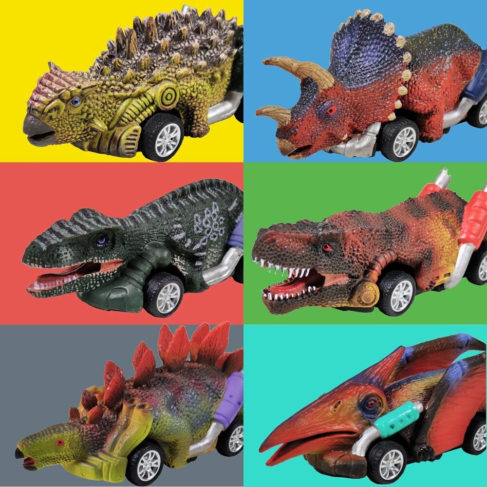 Automašīnu komplekts - Dinosaur Truck Set cena un informācija | Rotaļlietas zēniem | 220.lv