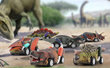 Automašīnu komplekts - Dinosaur Truck Set цена и информация | Rotaļlietas zēniem | 220.lv