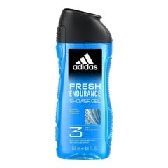 Dušas želeja Adidas Fresh Endurance, 250 ml cena un informācija | Dušas želejas, eļļas | 220.lv