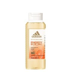 Dušas želeja Adidas Energy Kick, 250 ml cena un informācija | Dušas želejas, eļļas | 220.lv