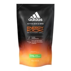 Dušas želejas uzpilde Adidas Energy Kick, 400 ml cena un informācija | Dušas želejas, eļļas | 220.lv