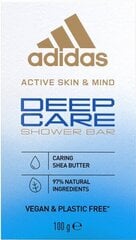 Твердый гель для душа Adidas Deep Care, 100 г цена и информация | Масла, гели для душа | 220.lv