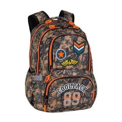 CoolPack mugursoma Spiner Termic Badges, brūna, 27 l цена и информация | Рюкзаки и сумки | 220.lv