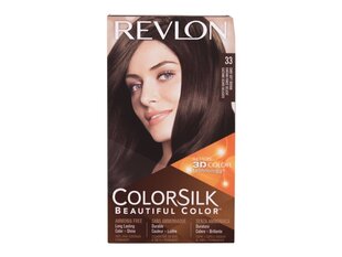 Краска для волос Revlon Colorsilk 33 Dark Soft Brown, 59,1 мл цена и информация | Краска для волос | 220.lv