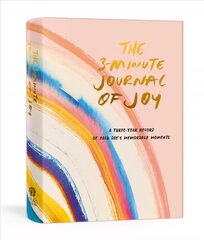 3-Minute Journal of Joy: A Three-Year Record of Each Day's Memorable Moments цена и информация | Книги о питании и здоровом образе жизни | 220.lv