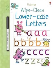 Wipe-clean Lower-case Letters цена и информация | Книги для малышей | 220.lv