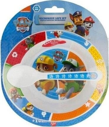 Trauku komplekts mazuļiem Paw Patrol, 2gb cena un informācija | Trauki, šķīvji, pusdienu servīzes | 220.lv