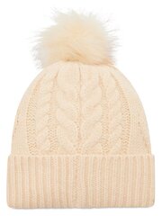 Женская шапка GUESS JEANS Cable Knit Cream 563934128 цена и информация | Женские шапки | 220.lv