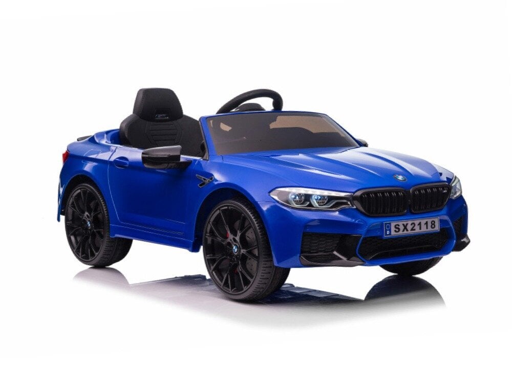 Automašīna bērniem BMW M5, zila lakota цена и информация | Bērnu elektroauto | 220.lv