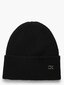 Cepure CALVIN KLEIN Re-Lock Beanie Melna 545008631 cena un informācija | Sieviešu cepures | 220.lv