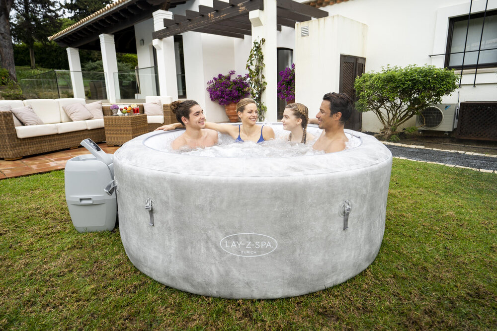 Džakuzi basens Bestway 60065 Lay-Z-Spa Zurich Jacuzzi 180cm (bez filtra) cena un informācija | Baseini | 220.lv