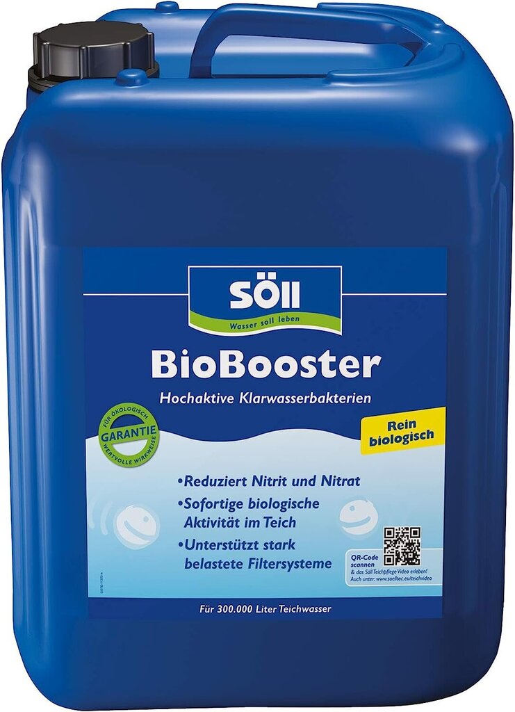 Söll 80410 Biobooster dīķa baktērijas dzidram ūdenim tīri bioloģiski 10 L - цена и информация | Baseina kopšanas līdzekļi | 220.lv
