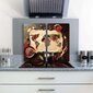 Decorwelt | Cietā pārsega plāksnes 2x30x52 cm keramikas plīts segums 2-daļas cena un informācija | Virtuves furnitūra | 220.lv