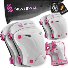 Skatewiz Protectors Children - Защитите -1 защитное оборудование. Инлушитель детей - размер S в розовом - Schoner Set Kids цена и информация | Защиты | 220.lv