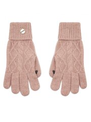Женские перчатки GUESS JEANS Cable Knit Antique Rose 563934186 цена и информация | Женские перчатки | 220.lv