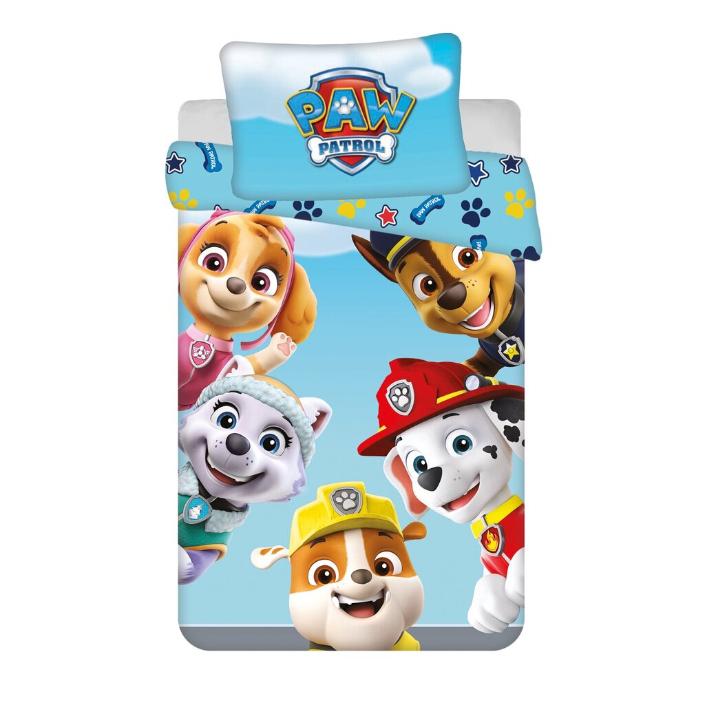 Bērnu gultasveļas komplekts Paw Patrol 100x135cm, 2 daļas цена и информация | Bērnu gultas veļa | 220.lv