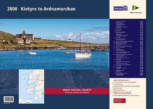 Imray 2800 Chart Pack: Kintyre to Ardnamurchan Chart Pack 2021 New edition цена и информация | Энциклопедии, справочники | 220.lv