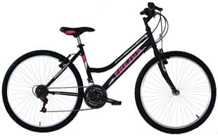Детский велосипед - черный с розовым (Размер колеса: 26”) цена и информация | Велосипеды | 220.lv