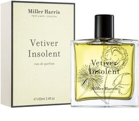 Aromāts sievietēm un vīriešiem Miller Harris Vetiver Insolent - EDP 100 ml cena un informācija | Sieviešu smaržas | 220.lv