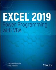 Excel 2019 Power Programming with VBA цена и информация | Книги по экономике | 220.lv