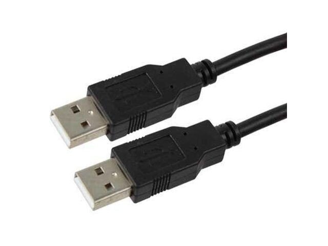 Gembird USB kabelis AM-AM 1,8 m melns cena un informācija | Kabeļi un vadi | 220.lv