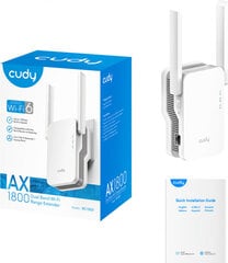 Wifi-усилитель Cudy AX1800 цена и информация | Маршрутизаторы (роутеры) | 220.lv