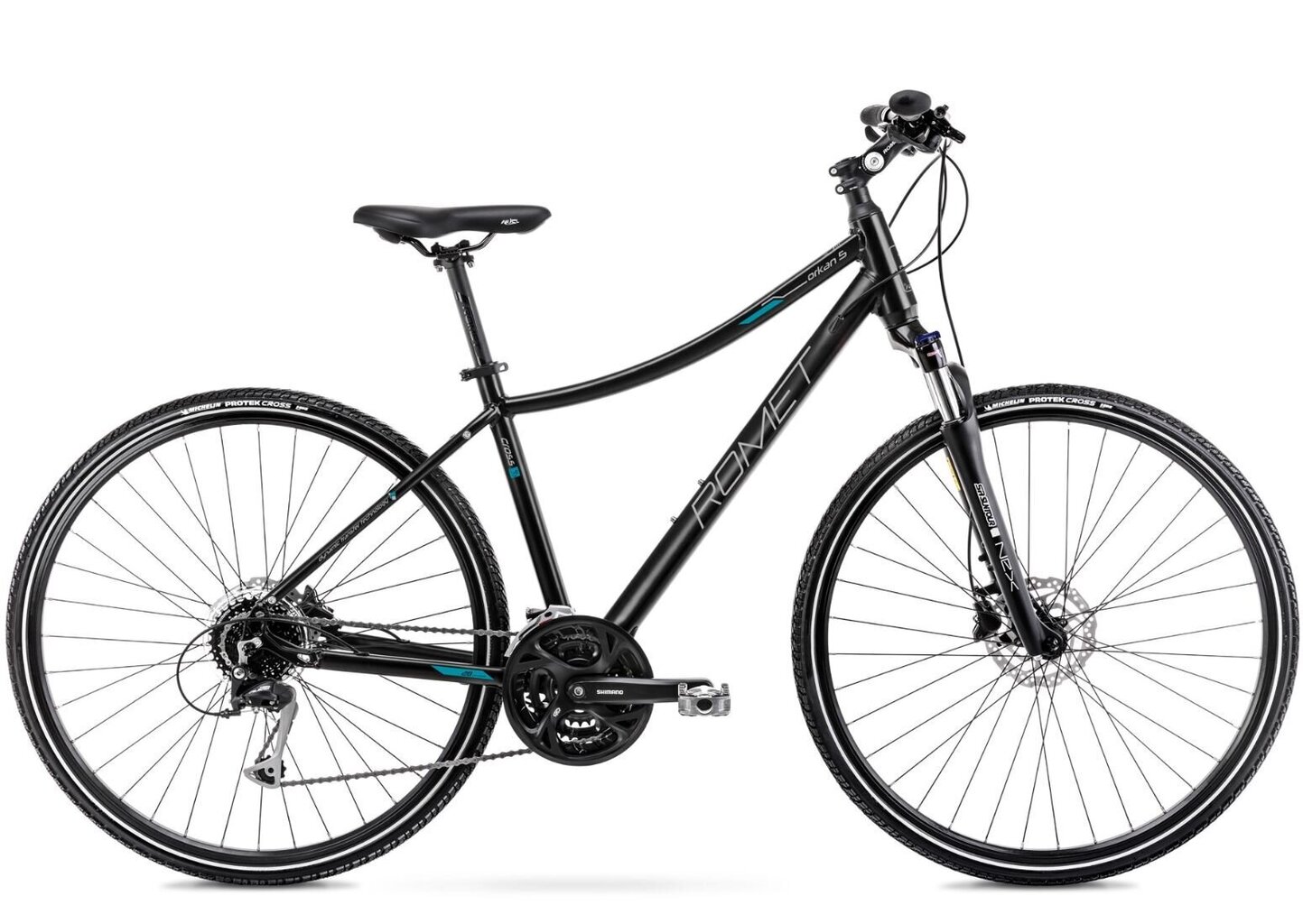 Velosipēds Romet Orkan 5 D 2022, 18", melns cena un informācija | Velosipēdi | 220.lv