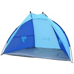 Namiot osłona plażowa Sun 200x100x105cm błękitno-niebieska Enero Camp цена и информация | Палатки | 220.lv