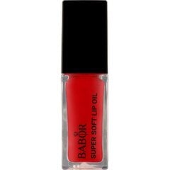 Масляный блеск для губ Babor Super Soft Lip Oil 02 Juicy Red, 6.5 мл. цена и информация | Помады, бальзамы, блеск для губ | 220.lv