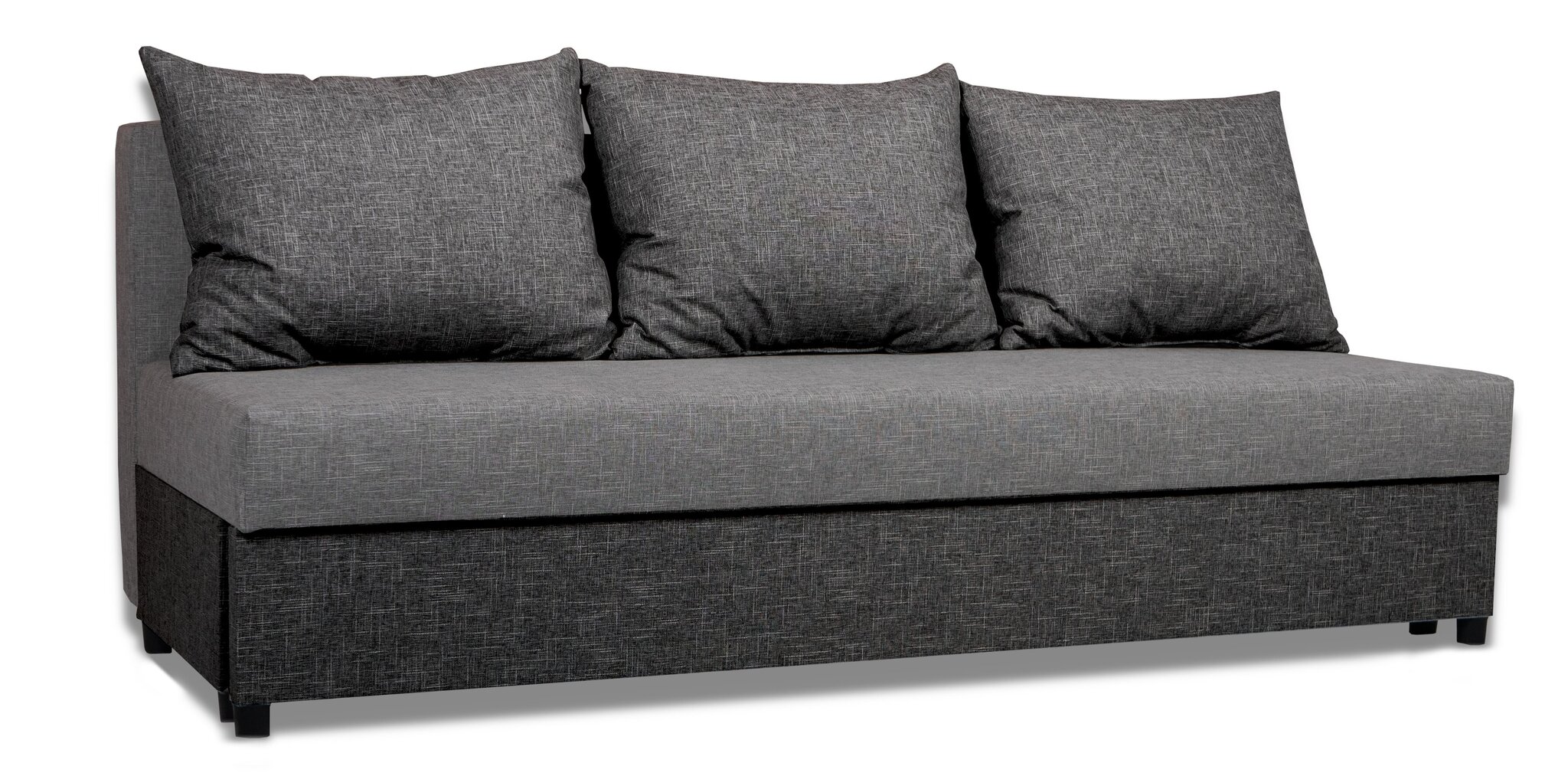 Dīvāns gulta Mini Kombinēts gaišs+tumši pelēks cena un informācija | Dīvāni | 220.lv