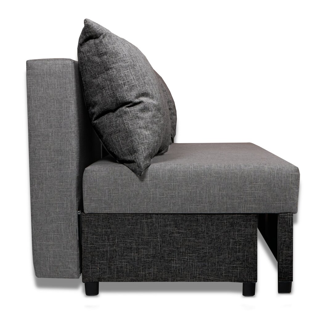 Dīvāns gulta Mini XL Kombinēts gaišs+tumši pelēks cena un informācija | Dīvāni | 220.lv